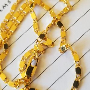 17 inch gold necklace